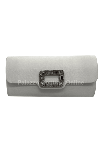 Glamour Night Clutch (Silver) Hand Bag