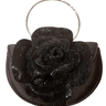 Glamour Rose Clutch(Black) - Palazzo Couture Online