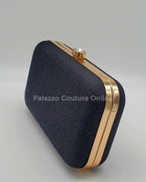 Glizz Mesh Glitter Clutch (Black) - Palazzo Couture Online
