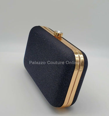 Glizz Mesh Glitter Clutch (Black) - Palazzo Couture Online