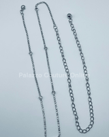 Glory Rhinestone Chain Belt (Silver) - Palazzo Couture Online