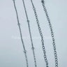 Glory Rhinestone Chain Belt (Silver) for women - fashion belt by Palazzo Couture