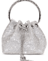 Glowing Moments Handbag (Silver) - Palazzo Couture Online