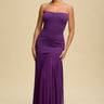 Goddess Flow Strapless Maxi Dress - Violet - Palazzo Couture Online