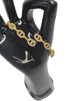 Goden Gold Clasp Cuff Bracelet (Gold) 2.4x2.2” Approx. - chic women's accessory