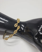 Goden Gold Clasp Cuff Bracelet (Gold) 2.4x2.2” Approx. - Palazzo Couture Online