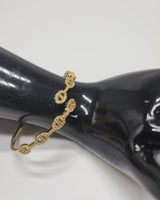 Goden Gold Clasp Cuff Bracelet (Gold) 2.4x2.2” Approx. - stylish accessory for every outfit