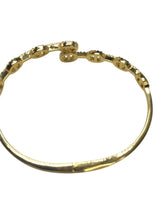 Goden Gold Clasp Cuff Bracelet (Gold) 2.4x2.2” Approx. - elegant piece by Palazzo Couture
