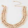 Gold Beaded Choker Necklace - Luxe Clove for women - fashion jewelry by Palazzo Couture