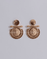 Gold Lion Earring - Palazzo Couture Online