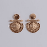 Gold Lion Earring - Palazzo Couture Online
