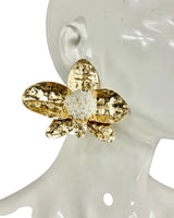 Golden Bloom Statement Earrings - stylish accessory for every outfit
