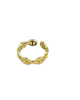 Golden Gold Chain Link Ring - Palazzo Couture Online