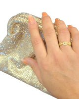 Golden Gold Chain Link Ring - women's statement jewelry