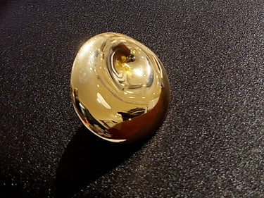 Golden Mirage Gold Statement Ring with Sculptural Finish - trendy women's jewelry