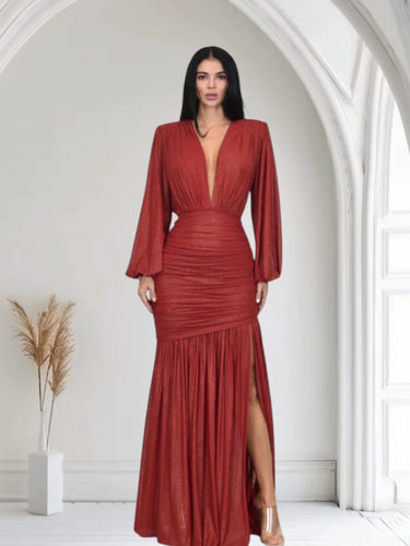 red foil dress low back red dress Strappy Open-Back Tight Metallic Mini Homecoming Dress Black Foil / Large
