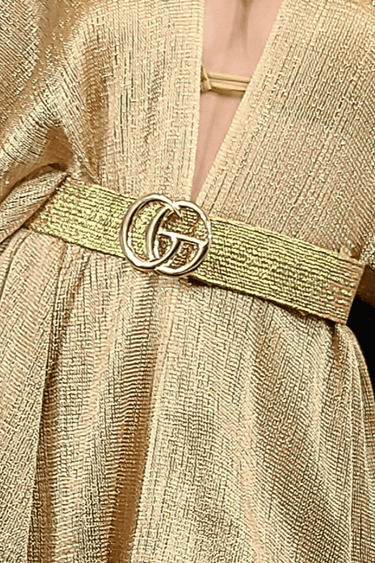 Golden Wave Belt Gold - Palazzo Couture Online
