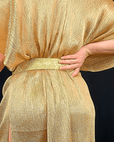 Golden Wave Belt Gold - Palazzo Couture Online