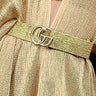 Golden Wave Belt Gold for women - fashion belt by Palazzo Couture