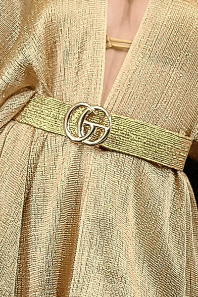 gold dress belt women Palazzo Couture Online Women's Gold Fashion Belt, One Size