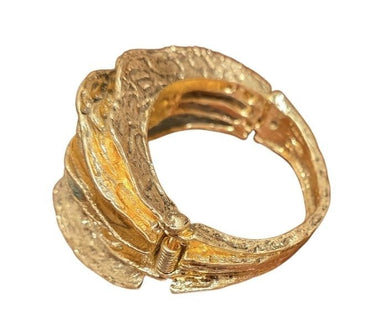 Golden Wave Cuff - Palazzo Couture Online