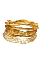 Golden Wave Cuff - Palazzo Couture Online