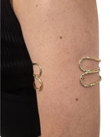 Golden Waves Open Cuff - Palazzo Couture Online