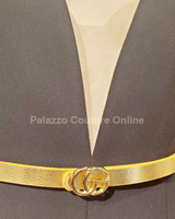 Great G Plain Belt (Gold) - Palazzo Couture Online