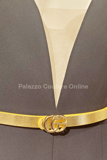 Great G Plain Belt (Gold) - Palazzo Couture Online