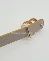 Great G Plain Belt (Gold) - Palazzo Couture Online