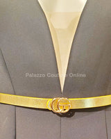 Great G Plain Belt (Gold) - Palazzo Couture Online