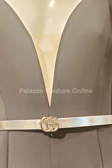 Great G Plain Belt (Silver) - Palazzo Couture Online