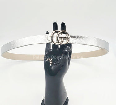 Great G Plain Belt (Silver) - Palazzo Couture Online