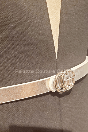 Great G Plain Belt (Silver) - Palazzo Couture Online
