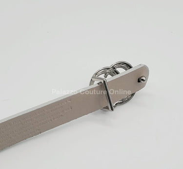Great G Plain Belt (Silver) - Palazzo Couture Online