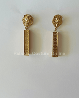 Greek Gold Lion Earring - Palazzo Couture Online
