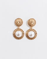 Greek Lion Emblem Earrings - Palazzo Couture Online
