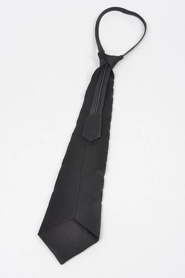 Handmade Faux Pearl Necktie Necklace - Black - trendy women's jewelry