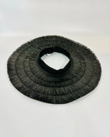 Black Sun Hat with Fringe – Vacation Vibes Essential - view 3