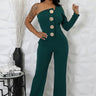 Heart and Soul Jumpsuit Hunter Green - Palazzo Couture Online