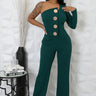 Heart and Soul Jumpsuit Hunter Green for women - stylish jumpsuit by Palazzo Couture