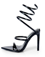Helix Laurent Intense Heels Black - Palazzo Couture Online