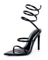 Helix Laurent Intense Heels Black - Palazzo Couture Online