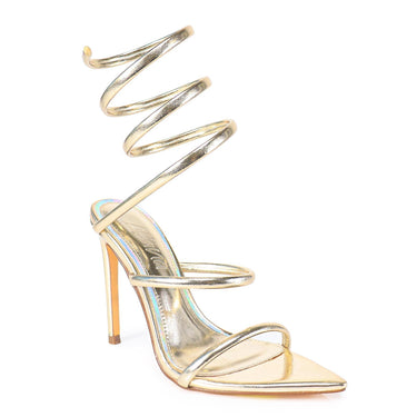 Helix Laurent Intense Heels (Gold) - Palazzo Couture Online