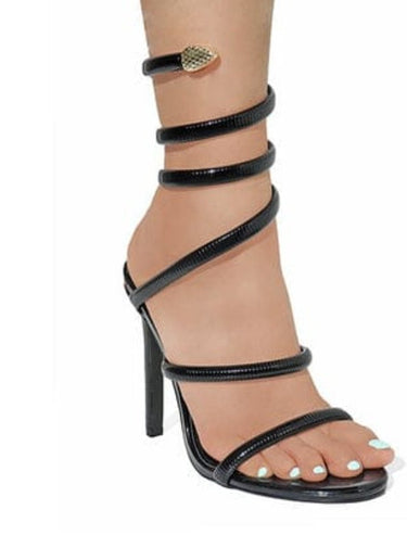 Helix Nikia Harmony Heels Black - Palazzo Couture Online