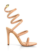 Helix Nikia Harmony Heels Nude - women's statement party shoes