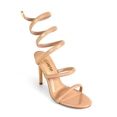 Helix Nikia Harmony Heels Nude for women - stylish heels by Palazzo Couture