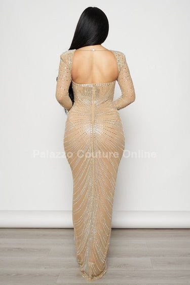 Her Special Gown (Nude) - Palazzo Couture Online