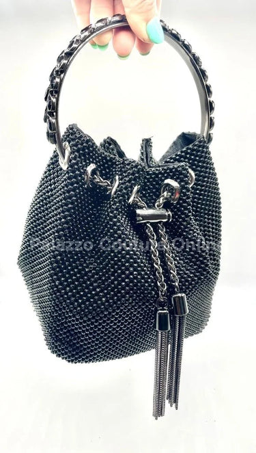 High Class Lifestyle Handbag ( All Black) - women's evening clutch