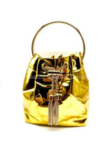 High Class Lifestyle Handbag (Gold) - stylish purse for going out
